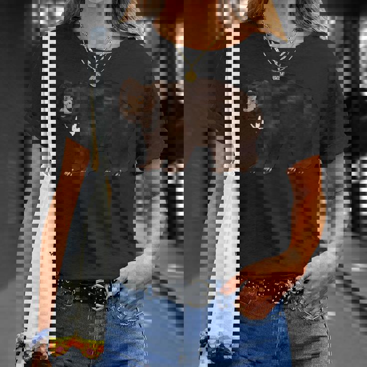 ナマケグマの絵 Tシャツ 彼女への贈り物