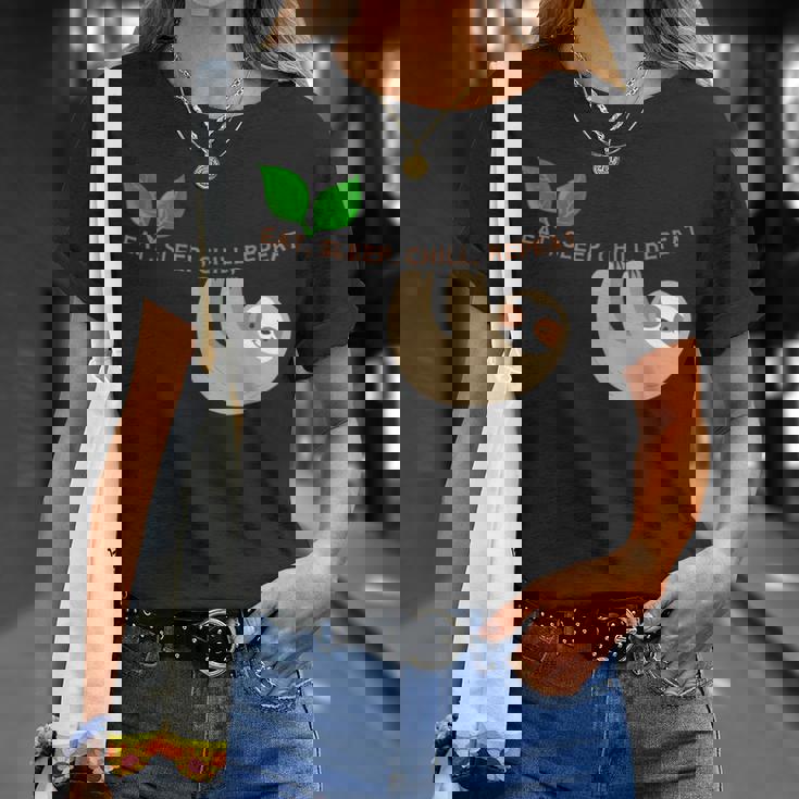 ナマケモノ まったり のんびり くつろぎ Tシャツ 彼女への贈り物