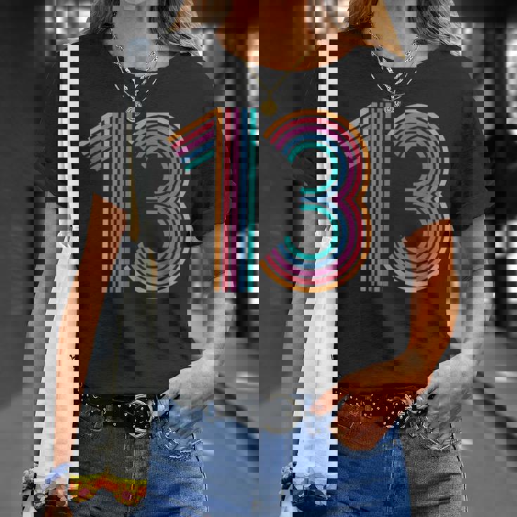 ナンバー13 13周年 男の子 女の子 13歳の誕生日 Tシャツ 彼女への贈り物