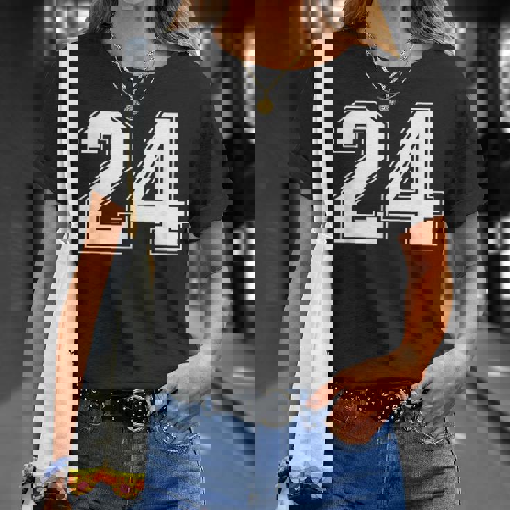 ナンバー24 スポーツ ナンバー入り 選手 20-4 Tシャツ 彼女への贈り物