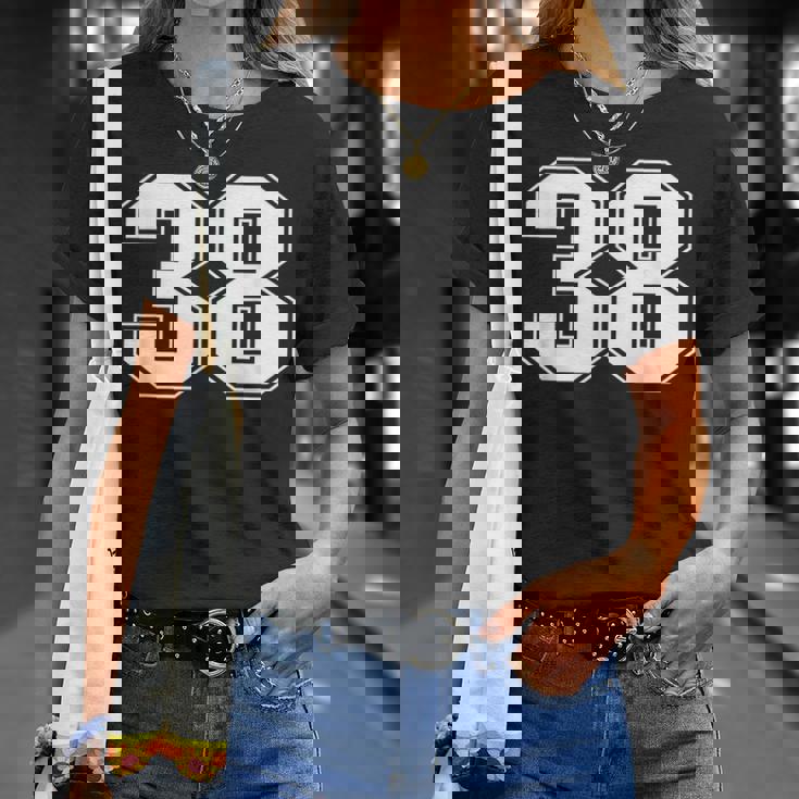 ナンバー38 スポーツ ナンバープレイヤー ナンバー38 Tシャツ 彼女への贈り物