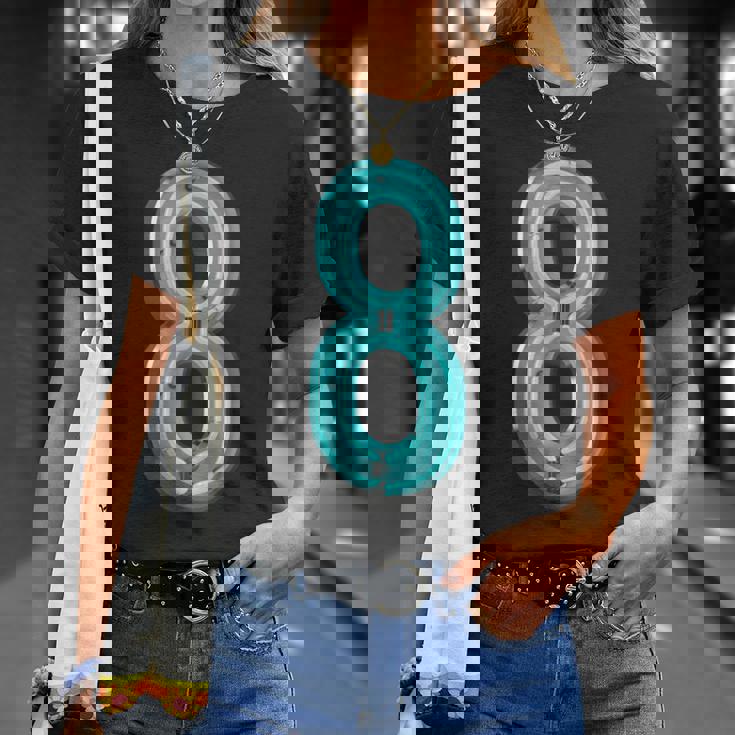 ナンバー8 、ファニーナンバーエイトtシャツ Tシャツ 彼女への贈り物