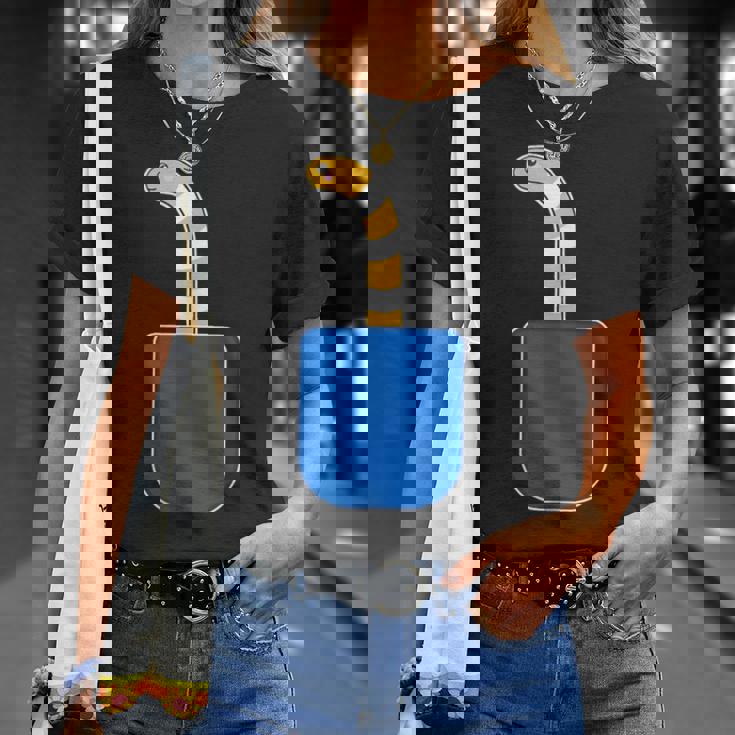 ニシキアナゴ（いん・ざ・ぽけっと）【どうぶつフレンズ】魚 水族館の生き物 かわいい 面白い 動物 チンアナゴ イラスト Tシャツ 彼女への贈り物