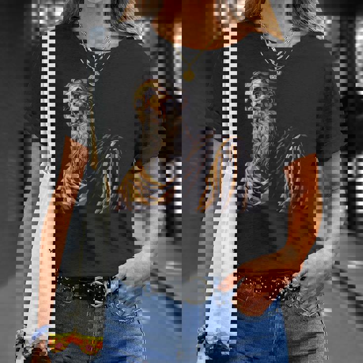 ニッサのグレゴリー 古い絵画 Tシャツ 彼女への贈り物