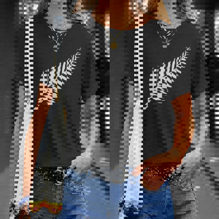 ニュージーランド シルバー シダ キウイ プライド Tシャツ 彼女への贈り物