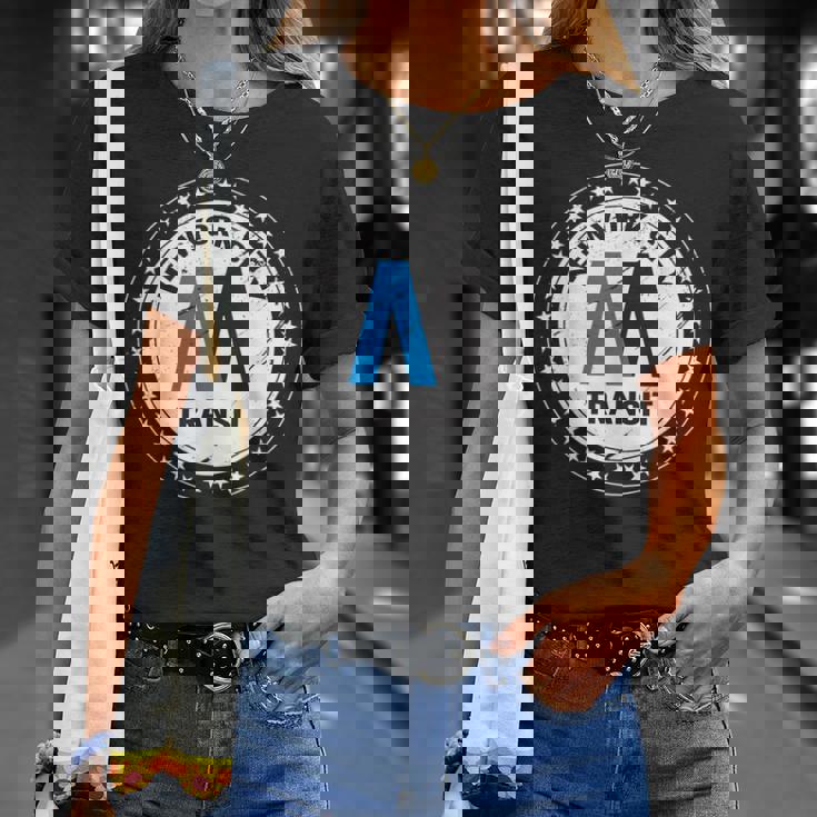 ニューヨークシティ トランジット 地下鉄 列車 レトロ Nyc 地下鉄 Tシャツ 彼女への贈り物