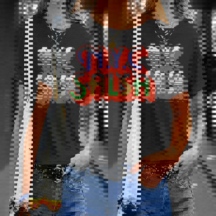 ニューヨークシティ・サルサ・ラテン音楽 Tシャツ 彼女への贈り物