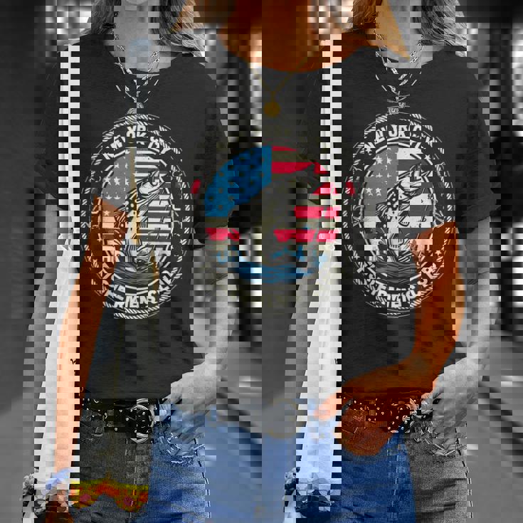 ニューヨーク市フィッシャーマンズクラブ アメリカ国旗釣り Tシャツ 彼女への贈り物