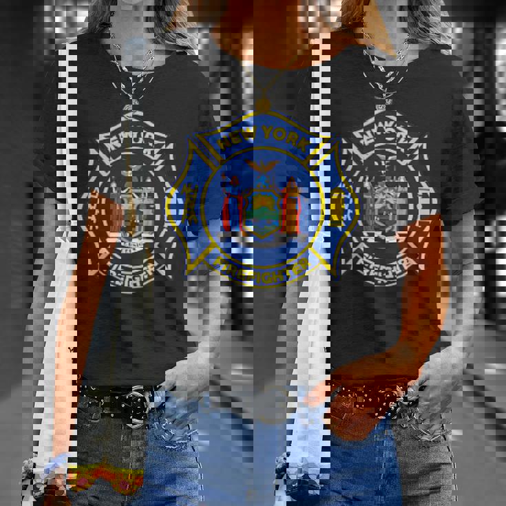 ニューヨーク消防署tシャツ 消防士消防士 Tシャツ 彼女への贈り物