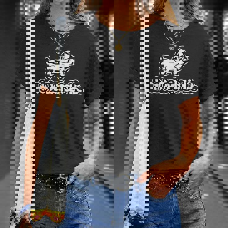 ノー ダックス ノー ライフ No Daxno Life フロント＆バックプリント Tシャツ 彼女への贈り物