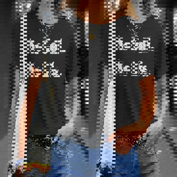ノーゴルフノーライフ Tシャツ 彼女への贈り物