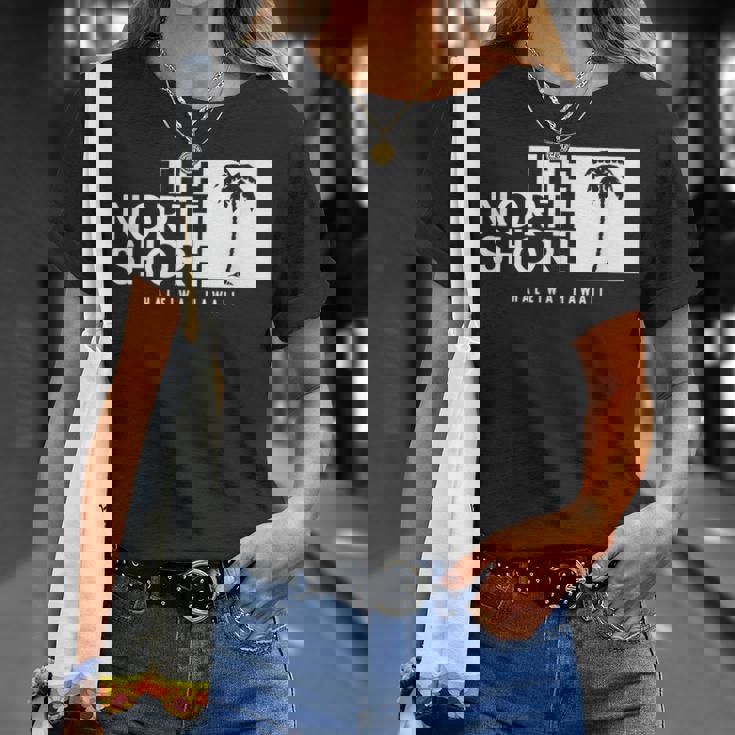 ノースショア ハワイ ヤシの木 Tシャツ 彼女への贈り物