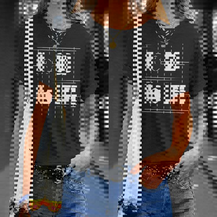 ノー碁ノーライフ 囲碁好き 囲碁将棋 囲碁 碁打ち 囲碁クラブ 囲碁サークル Tシャツ 彼女への贈り物