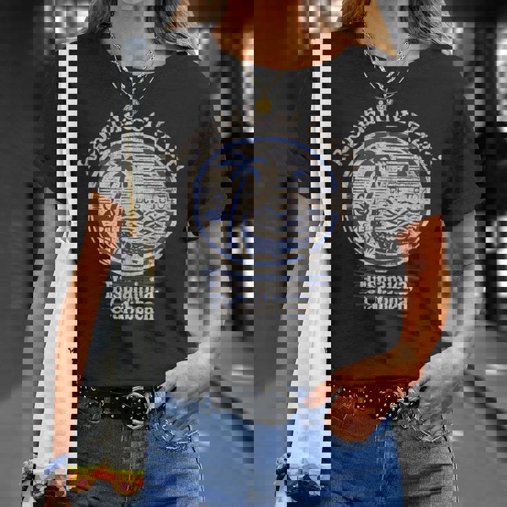 ハイチヴィンテージフラミンゴワニハイチバケーションお土産 Tシャツ 彼女への贈り物