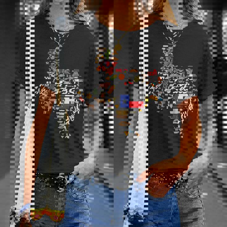 ハウディ・テキサス・カウボーイ・ロデオ・ウエスタン Tシャツ 彼女への贈り物