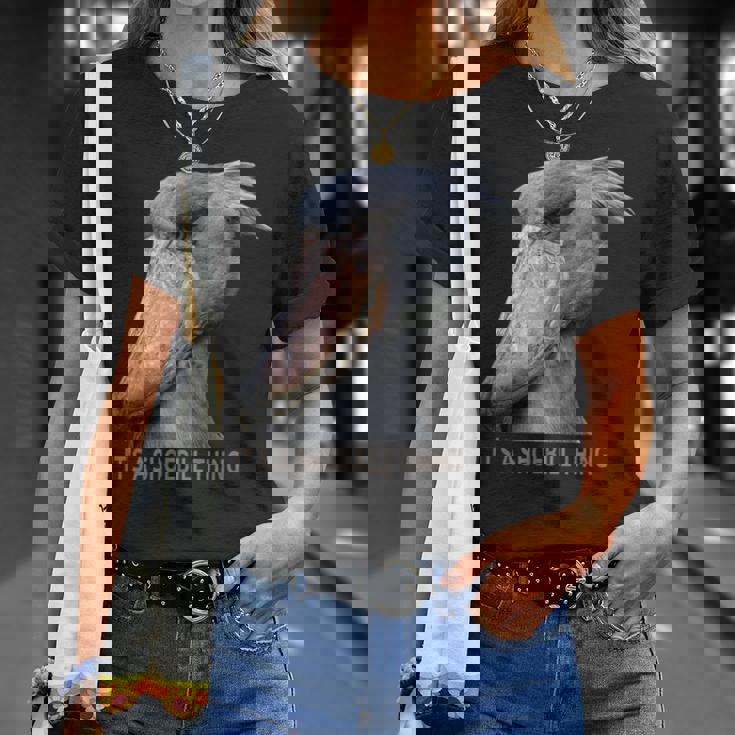 ハシビロコウそれはハシビロコウです Tシャツ 彼女への贈り物