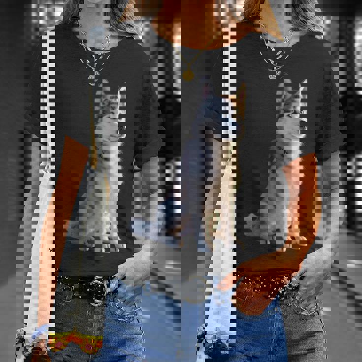 ハスキーがモチーフの愛犬家 シベリアンハスキーが大好き Tシャツ 彼女への贈り物