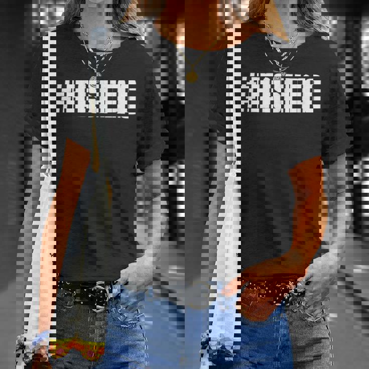 ハッシュタグ 面白いハッシュタグ Tシャツ 彼女への贈り物