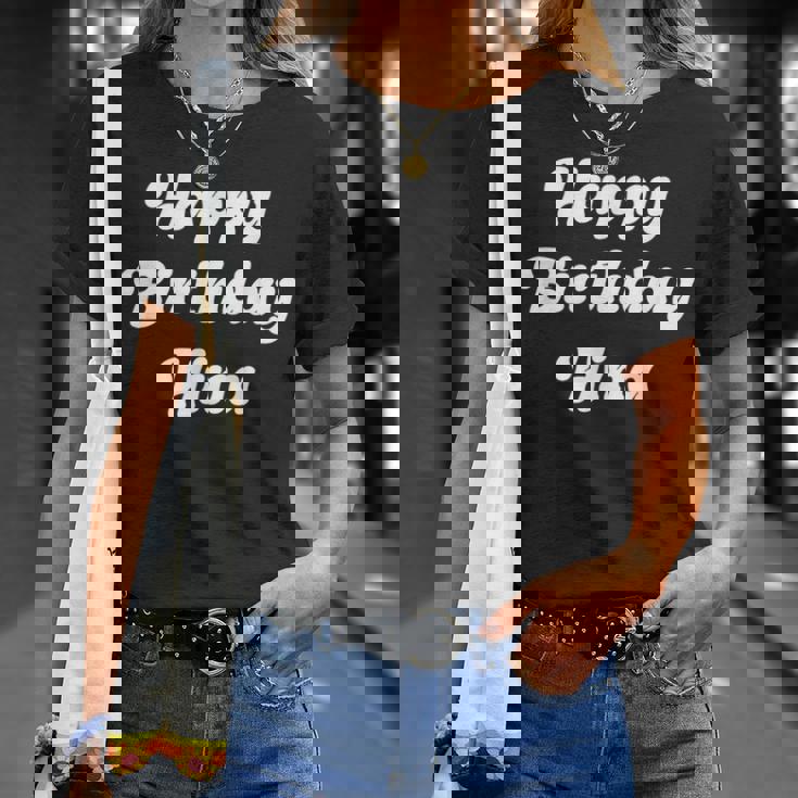 ハッピーバースデー ひな Tシャツ 彼女への贈り物