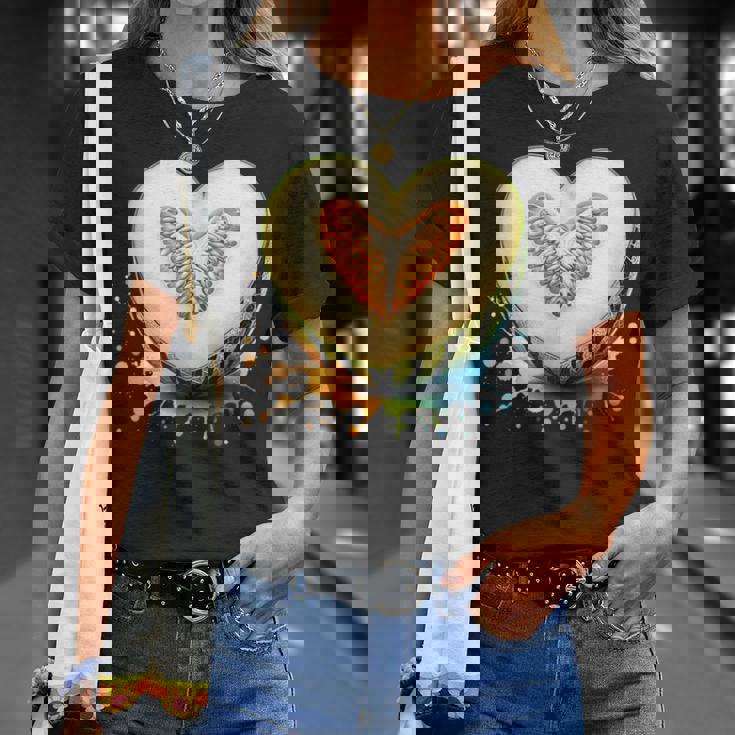 ハニーデューメロン ハート型 サマーフルーツ Tシャツ 彼女への贈り物