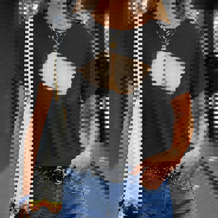 ハロウィン Oops I Tore My Clothes おっぱい 谷間コスチューム Tシャツ 彼女への贈り物