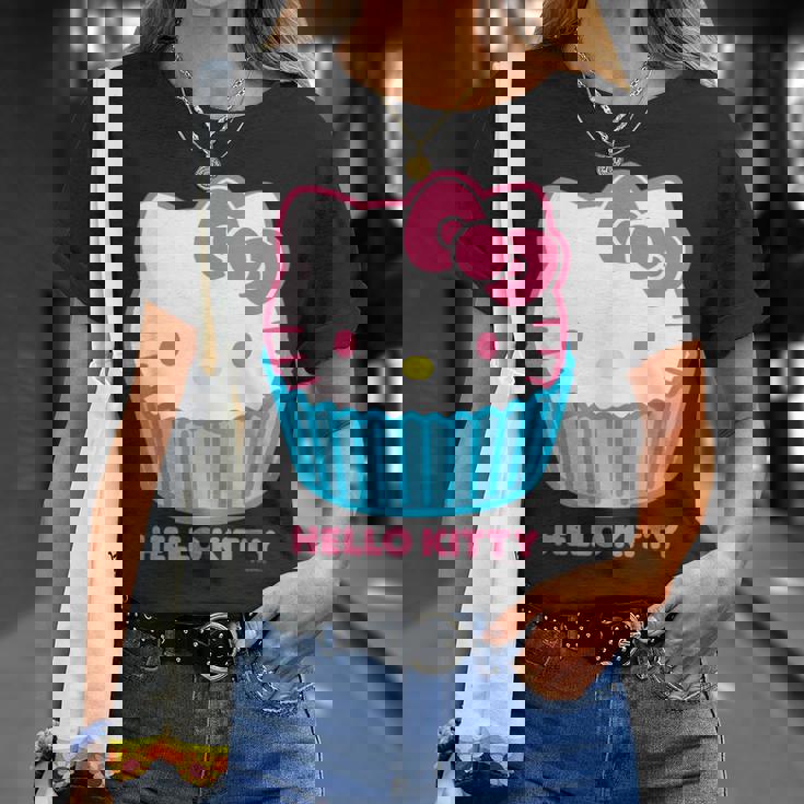ハローキティ Usデザイン カップケーキ Tシャツ 彼女への贈り物