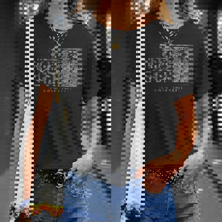 ハワイ ノースショア ハレイワヤシの木 Tシャツ 彼女への贈り物