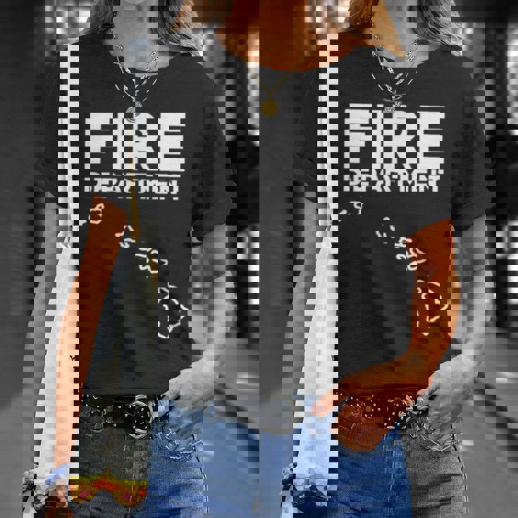 ハワイ 消防士 救助隊 制服 デューティー Tシャツ 彼女への贈り物