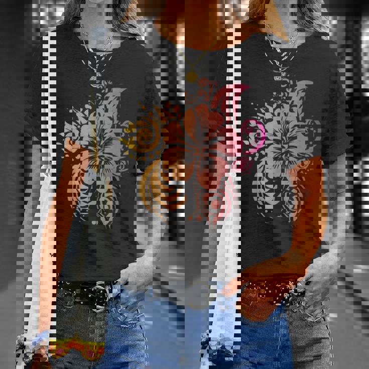 ハワイアン トライバル ハイビスカスシャツ ハワイアン トライバル Tシャツ 彼女への贈り物
