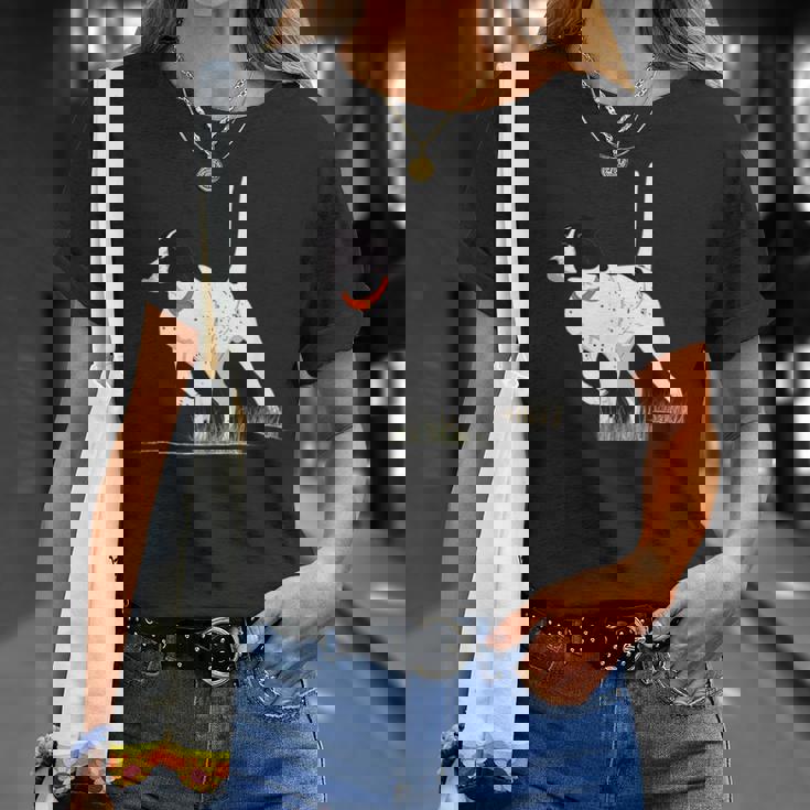 ハンターのためのバードハンティング メンズ イングリッシュポインター ドッググラフィック Tシャツ 彼女への贈り物