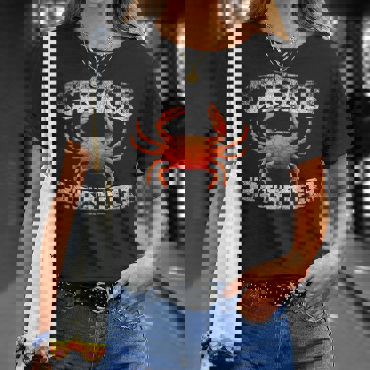 ハンティング メンズ ボーイズ キッズ カニ Tシャツ 彼女への贈り物