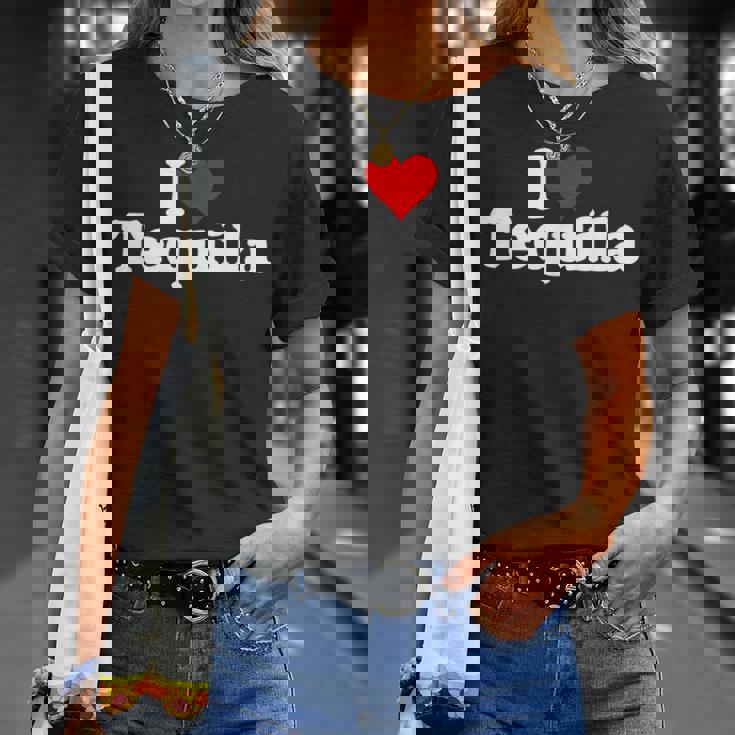 ハートテキーラが大好き Tシャツ 彼女への贈り物