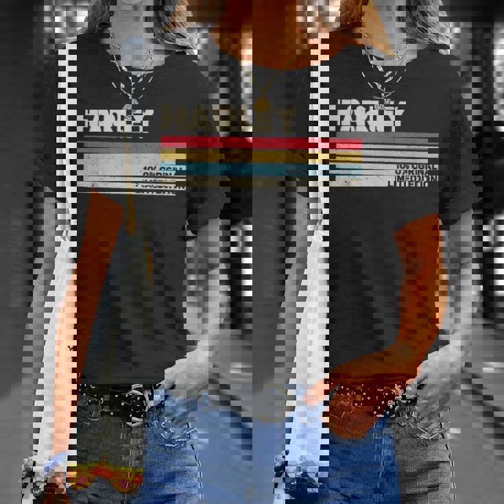 ハーレー 名前入り レトロ ヴィンテージ 70年代 80年代 90年代 誕生日 Tシャツ 彼女への贈り物