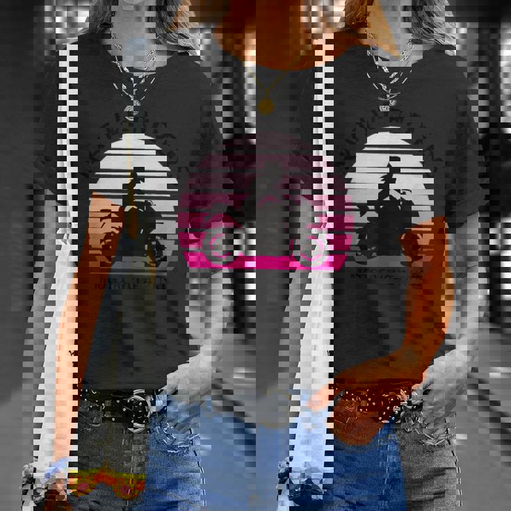 バイク おしゃれ フルカウル レディー オートバイ ツーリング ガール ライダー Tシャツ 彼女への贈り物