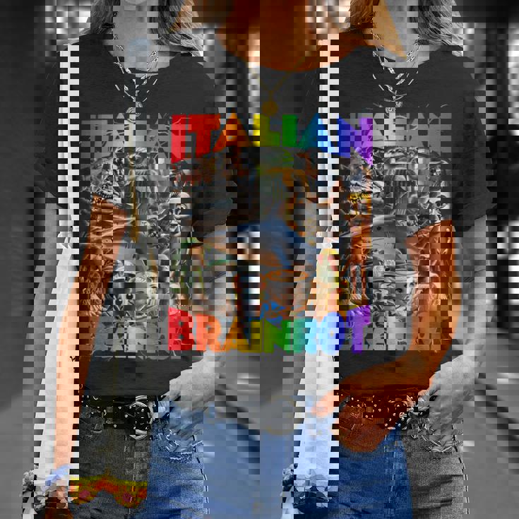 バイラルイタリアンブレインロットミーム-イタリアンブレインロット。 Tシャツ 彼女への贈り物