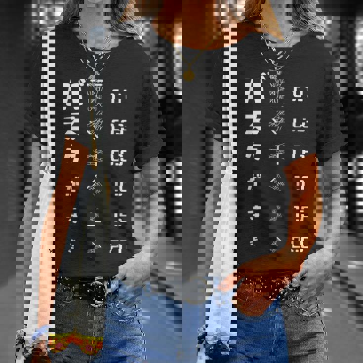 バスケがすき 視力検査 バスケ バスケ部 バスケットボール部 バスケ好き おもしろ バスケットボール Tシャツ 彼女への贈り物