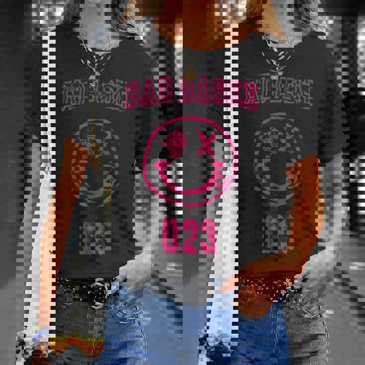 バスケットボール おもしろ バスケ パロディ イラスト ダメージ ロゴ Tシャツ 彼女への贈り物