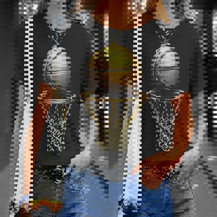 バスケットボール選手 クールトロフィー スポーツ愛好家 試合日 Bボール Tシャツ 彼女への贈り物