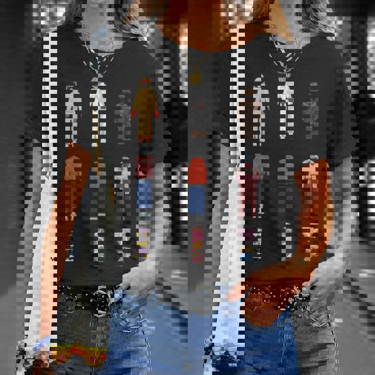 バック・トゥ・ザ・フューチャー 40周年記念の象徴的な衣装 長袖tシャツ Tシャツ 彼女への贈り物