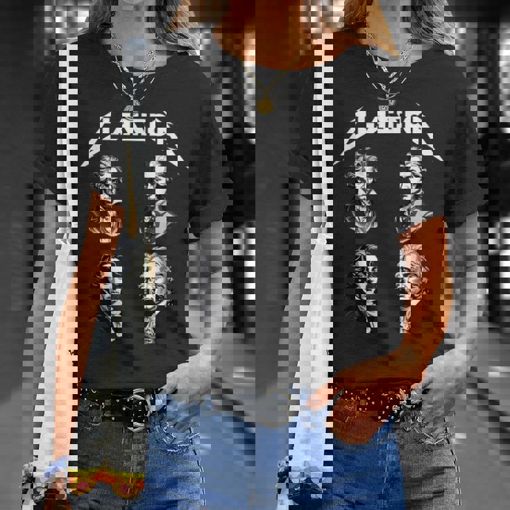 バッハ ベートーヴェン ショパン モーツァルト 面白い クラシック音楽 作曲家 Tシャツ 彼女への贈り物