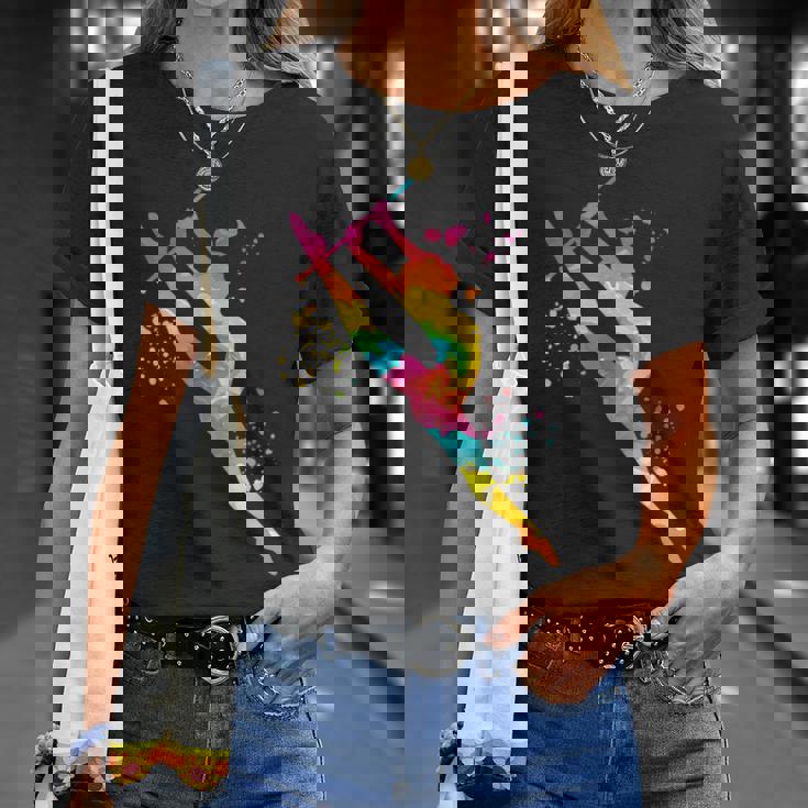 バトン付き体操 ガールズ キッズ 新体操 Tシャツ 彼女への贈り物