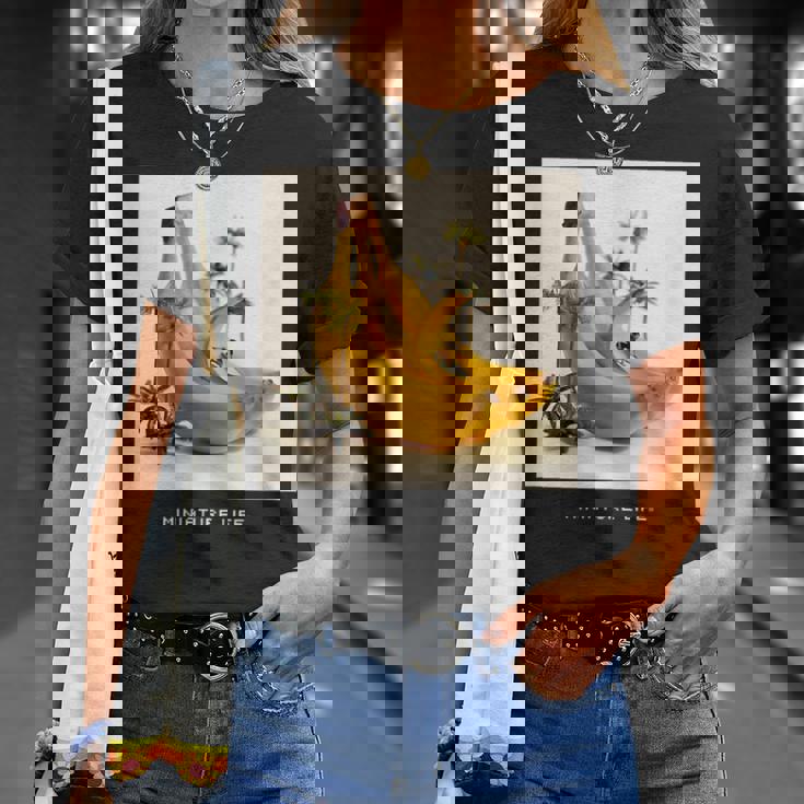 バナナの波はよく滑る Tシャツ 彼女への贈り物