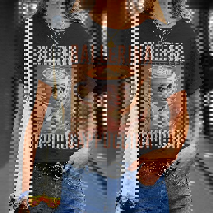 バレリーナ カプチーナ Ai 生成 キャラクター イタリアン ブレイン Tシャツ 彼女への贈り物