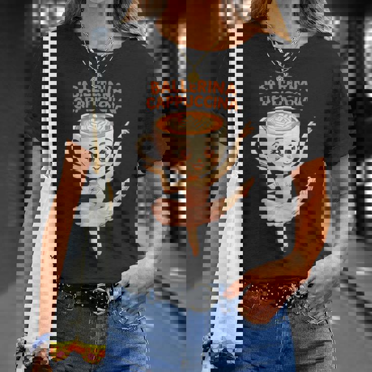 バレリーナ カプチーナ イタリアン ブレイン ミーム キッズ メンズ レディース Tシャツ 彼女への贈り物