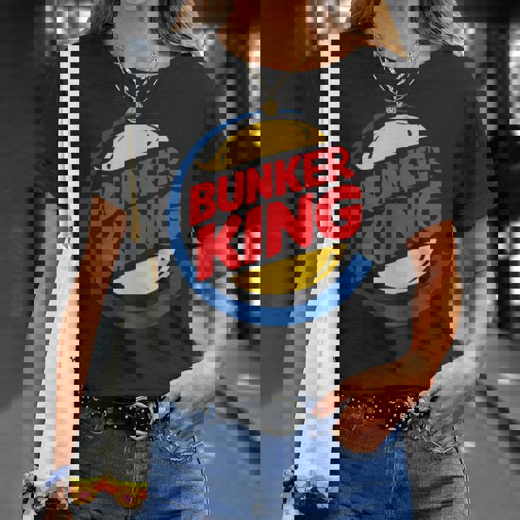 バンカーキング パロディ ファニー アンチトランプ Tシャツ 彼女への贈り物