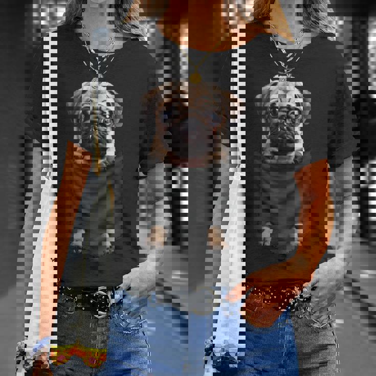 パグ 面白いtシャツ イヌ ポケット わんこ メンズ 犬好き グッズ かわいい おもしろ 面白い 服 ネタ Tシャツ 彼女への贈り物