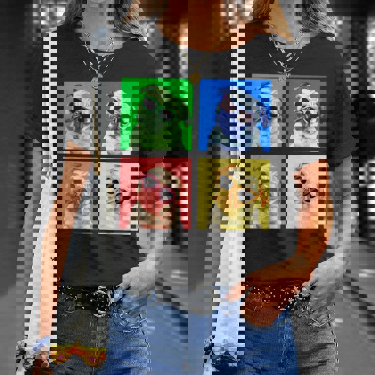 パグ 面白いtシャツ 犬 かわいい メンズ 子供 おもしろ 服 雑貨 グッズ ネタ わんこ イヌ 黒パグ Tシャツ 彼女への贈り物