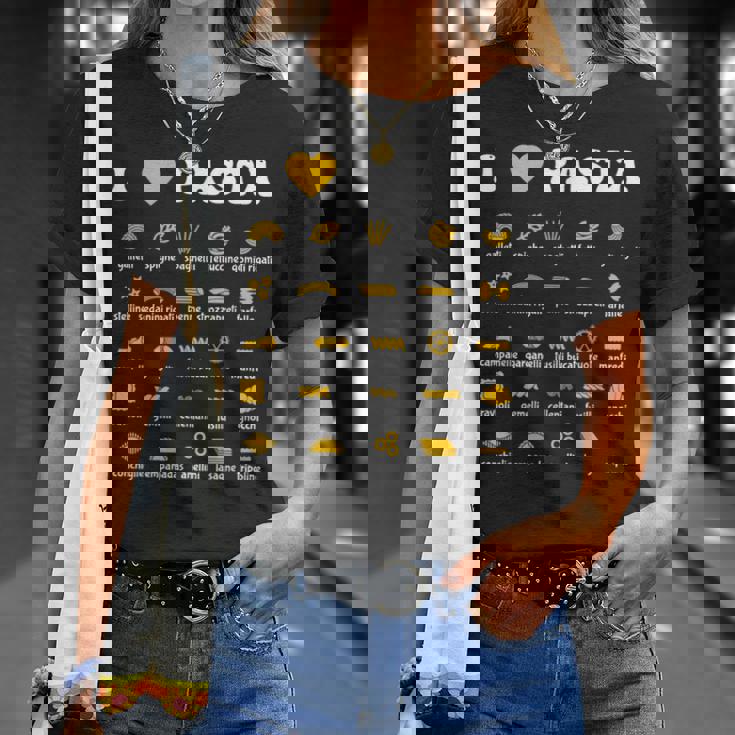 パスタタイプ スパゲッティヌードル イタリア ギフトパスタ Tシャツ 彼女への贈り物