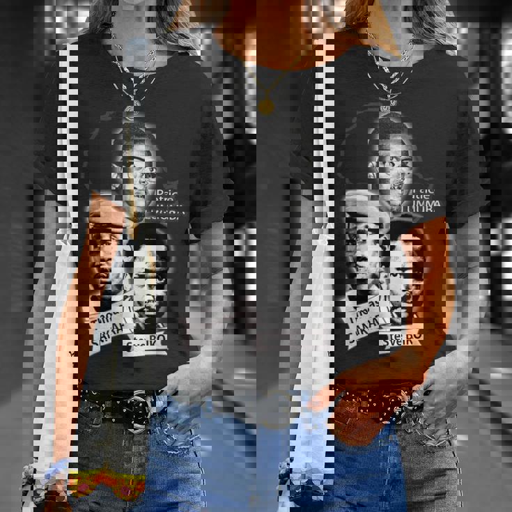 パトリス・ランバ、トーマス・サンカラ、スティーブ・ビコ Tシャツ 彼女への贈り物