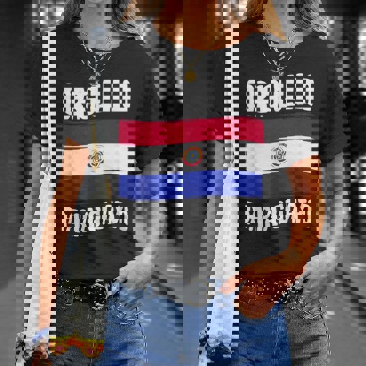 パラグアイプライド パラグアイ国旗 Orgullo Paraguayo Tシャツ 彼女への贈り物